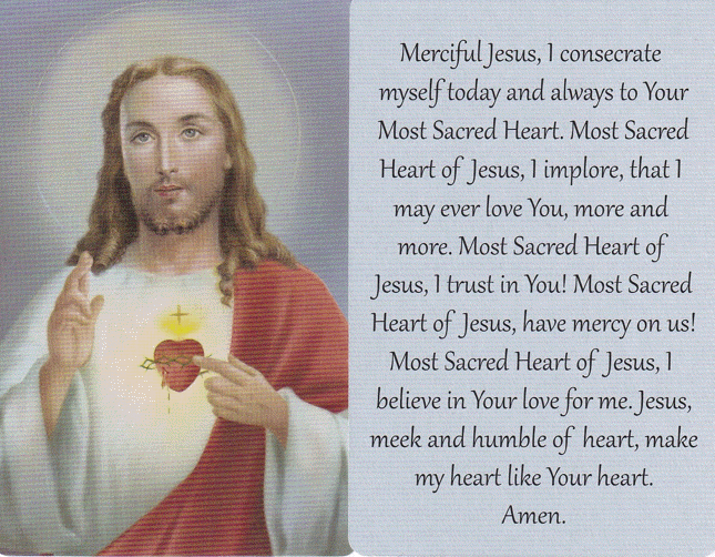 St Joseph Prayer Card